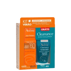 Kit Avène Mat Perfect FPS 60 + Cleanance (2 Produtos)