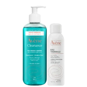 Kit Avène Cleanance Gel De Limpeza 400g + Eau Thermale (2 Produtos)