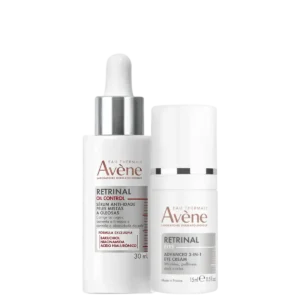 Kit Avène RetrinAL Oil Control + Eye Cream (2 Produtos)