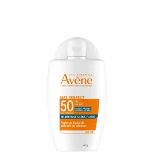 Avène Mat Perfect Tri-Defense Ultra Fluido FPS 50 - Protetor Solar Sem Cor 40g
